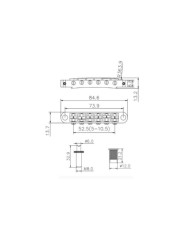 Chevalet Tune‑O‑Matic + Stop Bar – Finitions Chrome, Noir, Or, Bronze, Ancien, Rainbow- Guyker