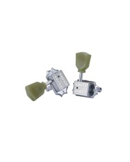 Guyker Vintage Tulip Tuners – Chrome / Nickel – Les Paul Guitar Keys