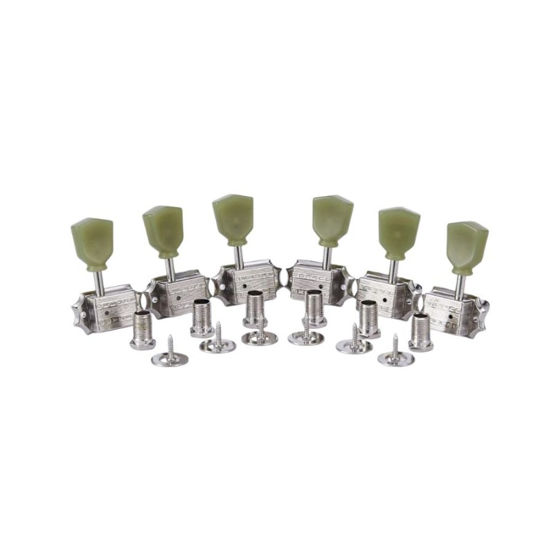 Guyker Vintage Tulip Tuners – Chrome or Nickel – for Les Paul Style Guitars