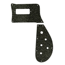 PICKGUARD POUR RICKEBACKER BASS NOIR PAILLETTE