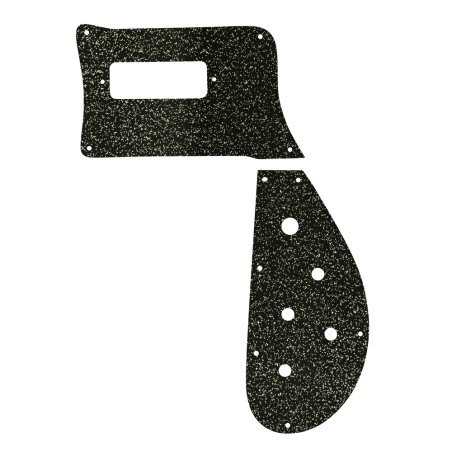 PICKGUARD POUR RICKEBACKER BASS NOIR PAILLETTE