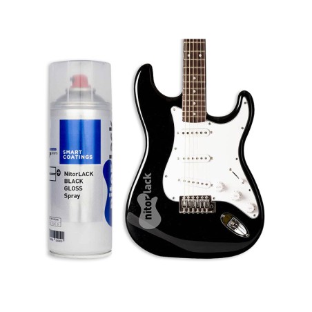 Peinture noire en bombe - NITORLACK® AÉROSOL CELLULO BLACK (400ml)