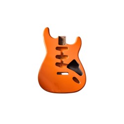 Corps Stratocaster Capri Orange, SSS-en frêne 3p