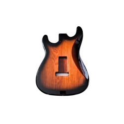 Corps Stratocaster Amber to clear burst DE DOS