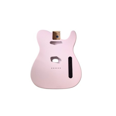 Telecaster body Metallic Pink finish -Swamp Ash 3 pieces