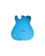 Thinline Telecaster body, Sparkle blue, cream double binding and gloss varnished