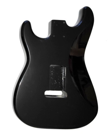 BLACK S-Style body, 3-piece alder, Gloss varnish