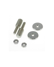 Adaptateur 4mm/8mm Faber pour chevalet-Nickel Gloss