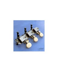 Gotoh 56-64 Relic-Mechaniken, Aged Nickel, 3x3 auf Platte, ovale Flügel