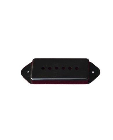 Schwarze P90-Dog-Ear-Pickupkappe als Ersatz für Gibson Les Paul Junior
