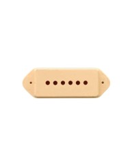 Cremefarbene P90-Dog-Ear-Pickupkappe als Ersatz für Gibson Les Paul Junior