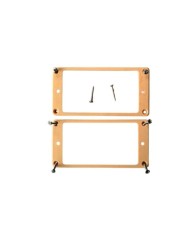 2 Humbucker Cream flat Pickup Mount Ring + 8 screws