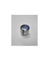 Sandberg Small Flat Dome Knob for 6mm splitShaft Pots-CHROME
