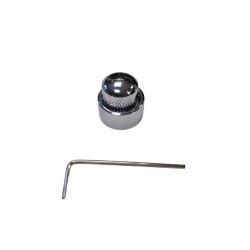 Double knob chrome 3mm et 6 mm