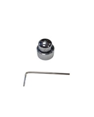 Double knob chrome 3mm et 6 mm