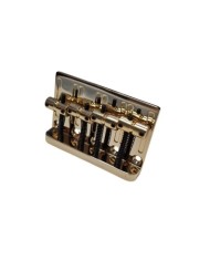 Bass bridge, 4 strings, gold finish, bright and optimized