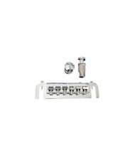 Chevalet Cordier Wraparound style Badass Bridge-Tailpiece Large 6,4mm 8M Chrome
