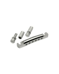 Gotoh Les Paul tailpiece, metric, aluminum nickel