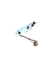 Plaque de contrôle Telecaster précablée, chrome