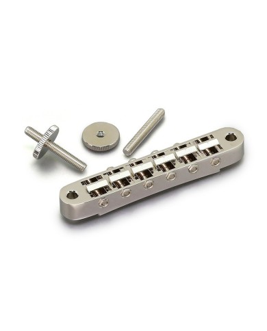 Gotoh Nickel GE103B Tune-O-Matic Steg im Stil eines Tune-O-Matic-Stegs