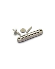 Gotoh Nickel GE103B Tune-O-Matic Steg im Stil eines Tune-O-Matic-Stegs