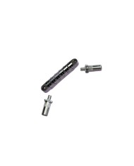 Gotoh Cosmo Black Nashville Tune-O-Matic Steg für LS, SG, ES, metrisch 6,4 mm 8M