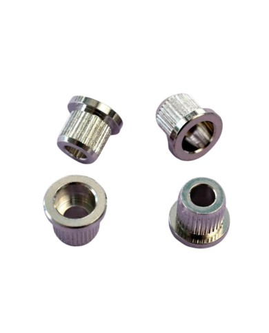 4 Saitenhülsen Nickel 3/8" für Bass