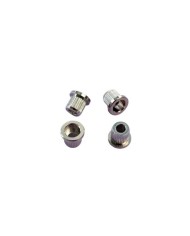 4 Saitenhülsen Nickel 3/8" für Bass