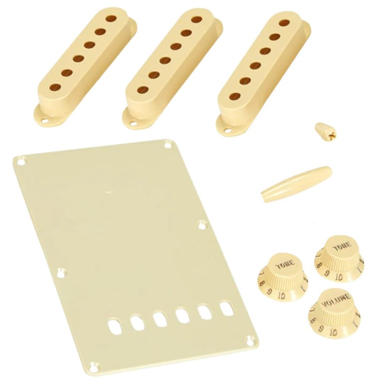 Kit d'accessoires pour Strat All Parts Parchment