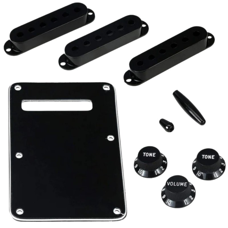 Kit d'accessoires pour Strat All Parts  black