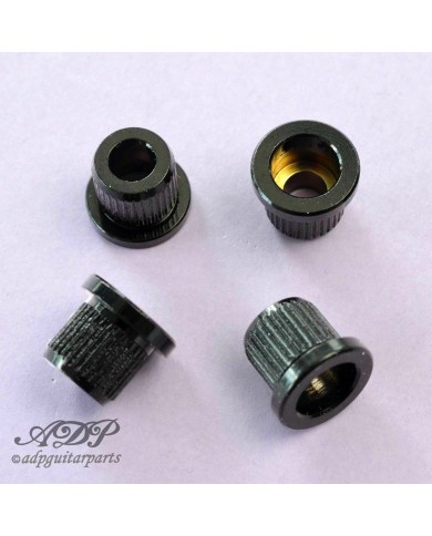 4-saitige Saitenhülsen schwarz 3/8" für Bass