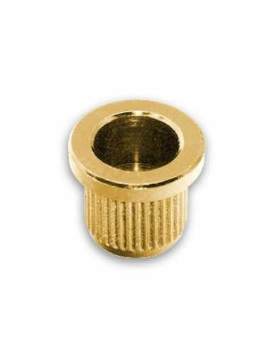 4 vergoldete Saitenhülsen 3/8" für Bass