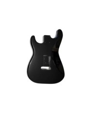 BLACK Stratocaster body, 3-piece ash, Gloss varnish