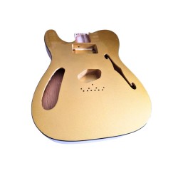 gaucher Thinline , Top Gold, simple binding noir