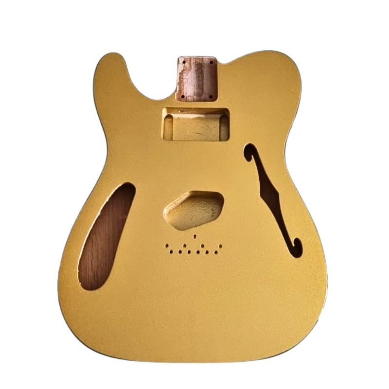 Corps Telecaster gaucher Thinline , Top Gold