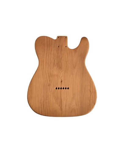 Linkshänder Telecaster Thinline Korpus, Gold Top, einfaches schwarzes Binding
