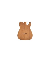 Corps Telecaster gaucher Thinline , Top Gold, simple binding noir