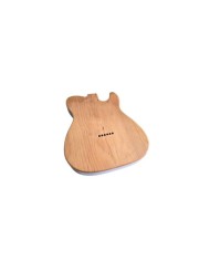 Linkshänder Telecaster Thinline Korpus, Gold Top, einfaches schwarzes Binding