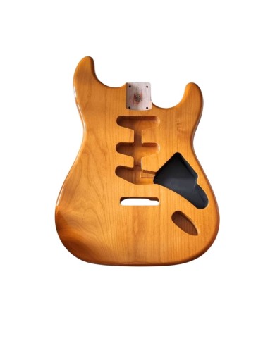 Stratocaster aus 3-teiligem Erlenholz, natur lackiert