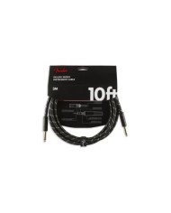 Fender Deluxe Series Instrumentenkabel gerade (3m) schwarzes Tweed