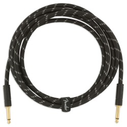 Cable Droit Fender Deluxe Series Instrument (3m) Tweed Noir