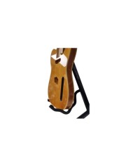 Corps Telecaster Aulne 3 pièces, finition bois naturel double binding,