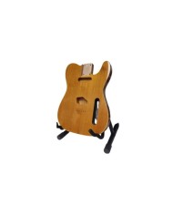 Corps Telecaster Aulne 3 pièces, finition bois naturel double binding,