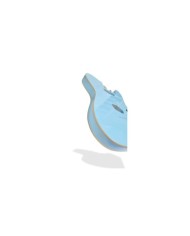 Telecaster Body, Sonic Blue and double binding, 3-piece Alder