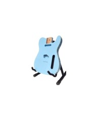 Corps Telecaster Aulne 3 pièces, Sonic Blue et double binding,