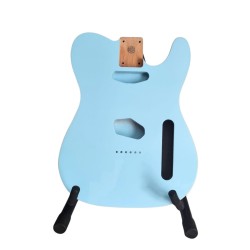 Corps Telecaster Aulne 3 pièces, Sonic Blue et double binding,
