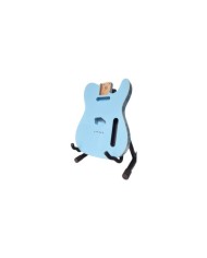 Corps Telecaster Aulne 3 pièces, Sonic Blue et double binding,