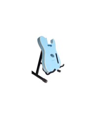 Corps Telecaster Aulne 3 pièces, Sonic Blue et double binding,