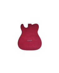 Telecaster body Metallic Red and double binding, 3-piece Alder,
