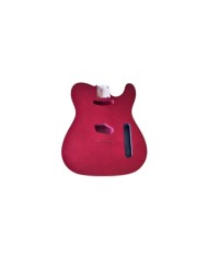 Telecaster body Metallic Red and double binding, 3-piece Alder,